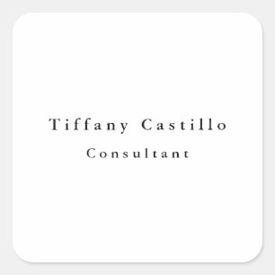 Adesivo Quadrado Simples Elegante Moderno