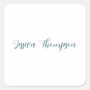 Adesivo Quadrado Simples profissional Elegante moderno