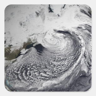 Adesivo Quadrado Simulação da nuvem de um só dia 3