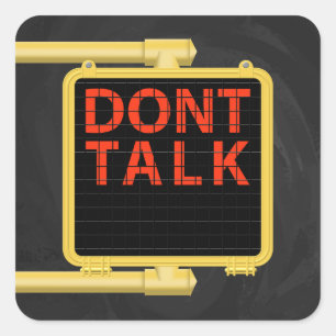 Adesivo Quadrado Sinal Crosswalk de Nova Iorque