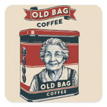 Sinal De Publicidade Tin Para Café De Saco Antigo