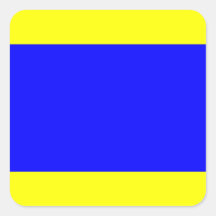 Sinal de Sinalizador Náutico - Letra D (Delta)