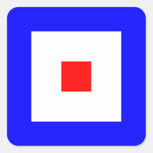 Sinal de Sinalizador Náutico - Letra W (Whiskey)