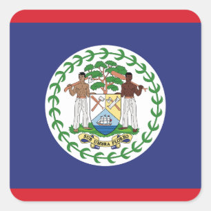 Adesivo Quadrado Sinalizador Belize