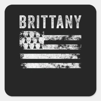 Adesivo Quadrado Sinalizador Brittany em dificuldades - Bandeira Br