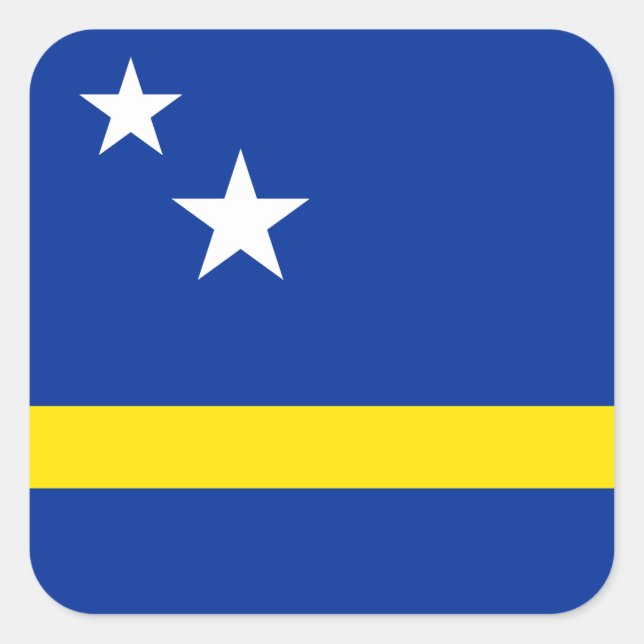 Adesivo Quadrado Sinalizador Curacao (Frente)