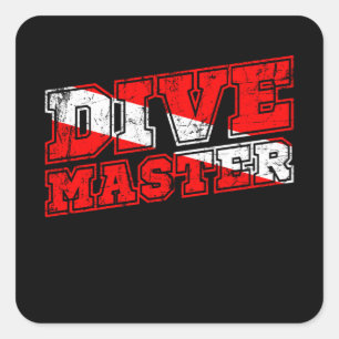 Adesivo Quadrado Sinalizador de Desativação do Dive Master Dive I