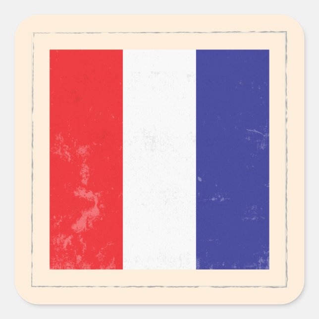 Adesivo Quadrado Sinalizador do sinal "T" em letras náuticas (Frente)