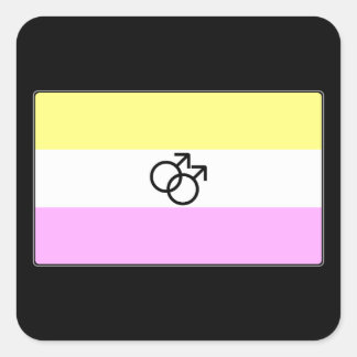 Adesivo Quadrado Sinalizador gay Twink Prioritário