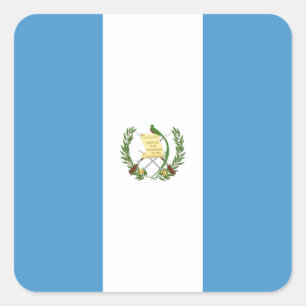 Adesivo Quadrado Sinalizador Guatemala (Guatemala)