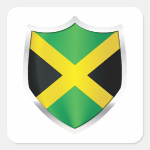 Adesivo Quadrado Sinalizador protetor Silver Jamaica