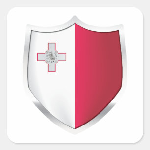 Adesivo Quadrado Sinalizador protetor Silver Malta