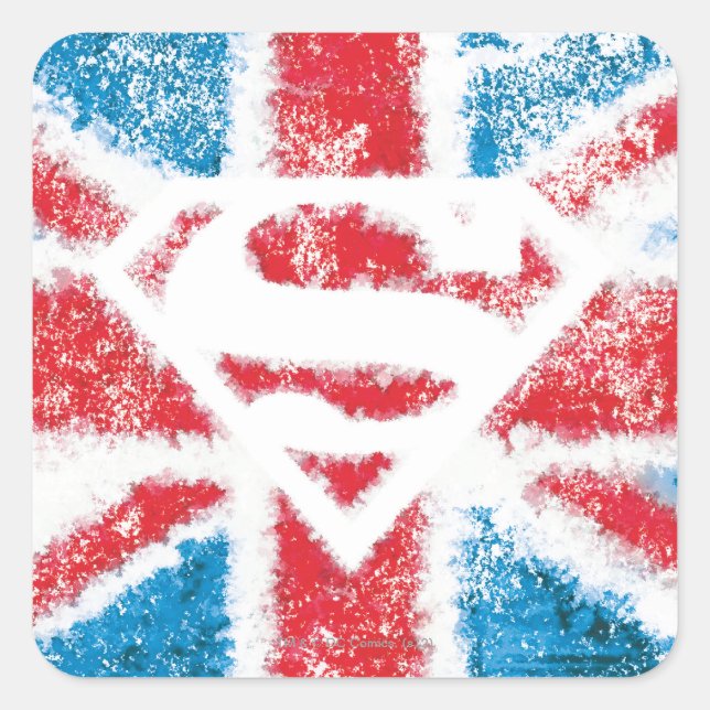 Adesivo Quadrado Sinalizador S-Shield sobre Textura (Frente)