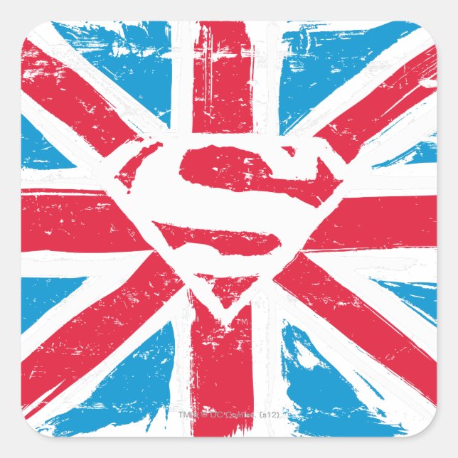 Adesivo Quadrado Sinalizador S-Shield sobre vestido (Frente)