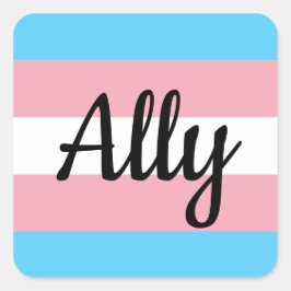 Adesivo Quadrado Sinalizador Trans Ally