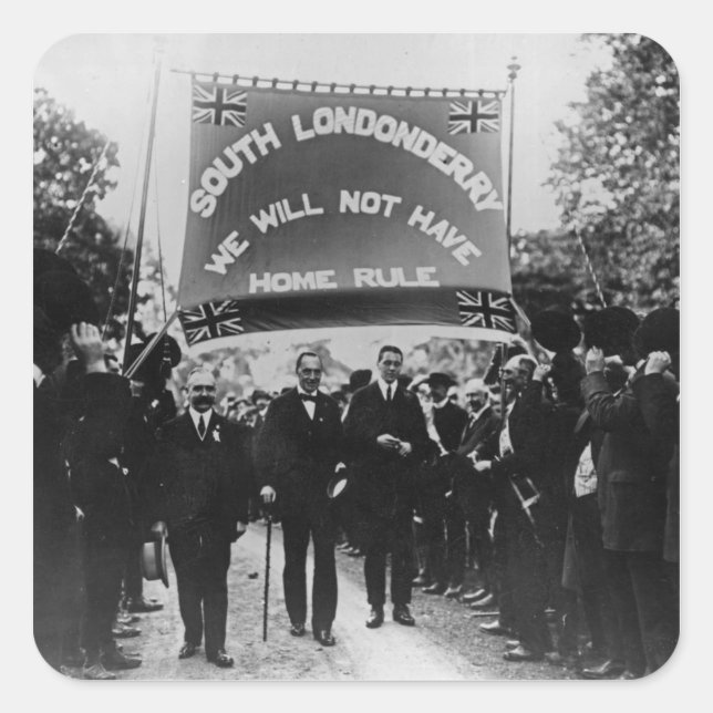 Adesivo Quadrado Sir Edward Carson (Frente)