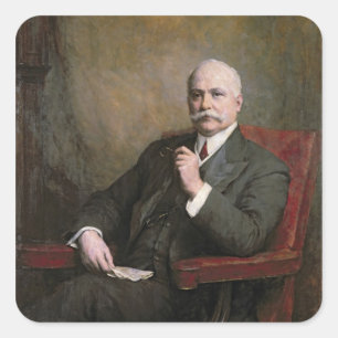 Adesivo Quadrado Sir Edward Hopkinson Holden Primeiro Baronet