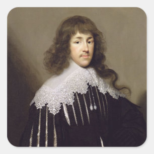 Adesivo Quadrado Sir Francis Godolphin, 1633 (óleo na canvas)
