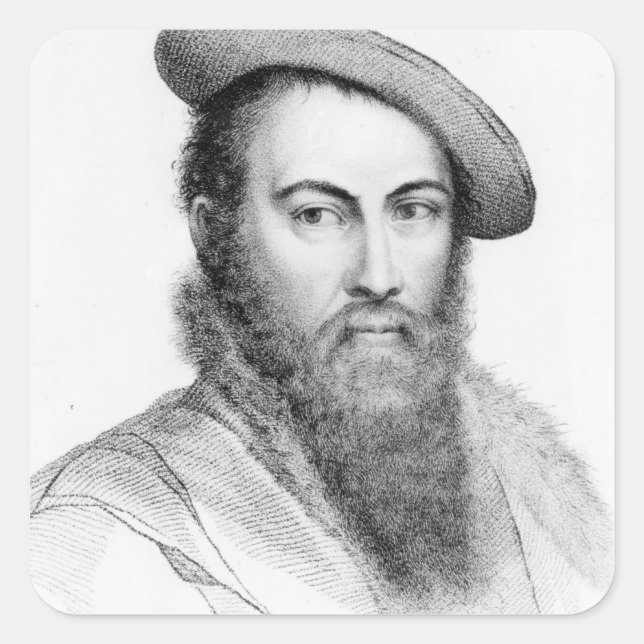 Adesivo Quadrado Sir Thomas Wyatt (Frente)