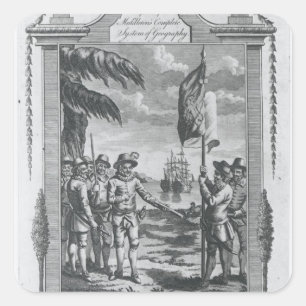 Adesivo Quadrado Sir Walter Raleigh