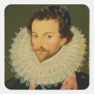 Adesivo Quadrado Sir Walter Raleigh 2