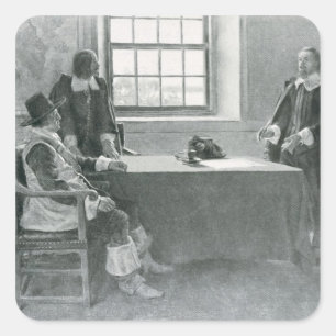 Adesivo Quadrado Sir William Berkeley renuncia-se