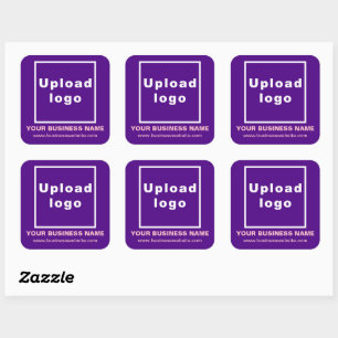 Adesivo Quadrado Site comercial no Purple Square Sticker