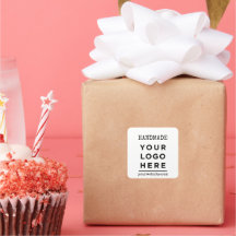 Site de mão Logotipo de sua empresa personalizado