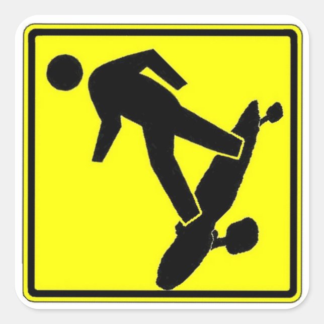 Adesivo Quadrado Sk8r Xing (Frente)