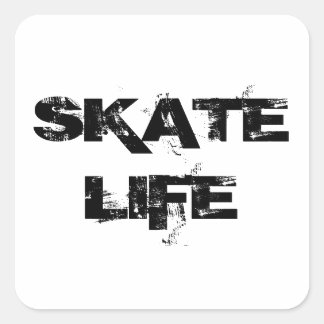 ADESIVO QUADRADO SKATE LIFE STICKER