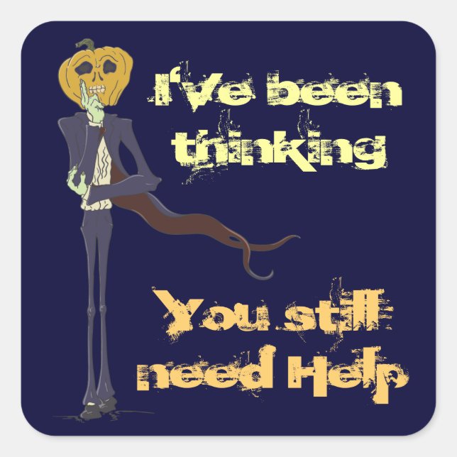 Adesivo Quadrado Skinny Jack (Frente)