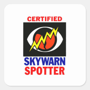 Adesivo Quadrado SkyWarn