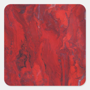 Adesivo Quadrado Slab vermelho em espiral