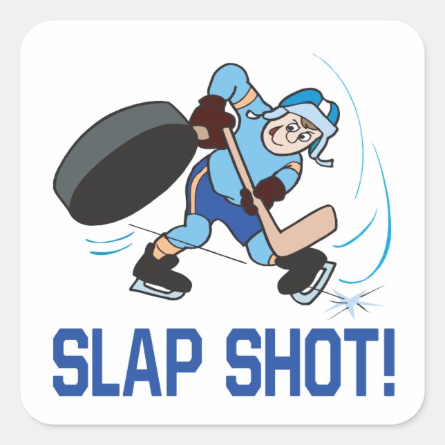 Adesivo Quadrado Slap Shot (Frente)