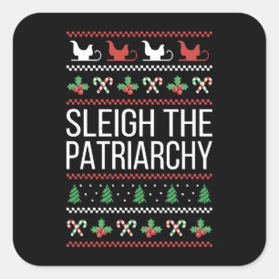 Adesivo Quadrado Sleigh O Patriarcado II