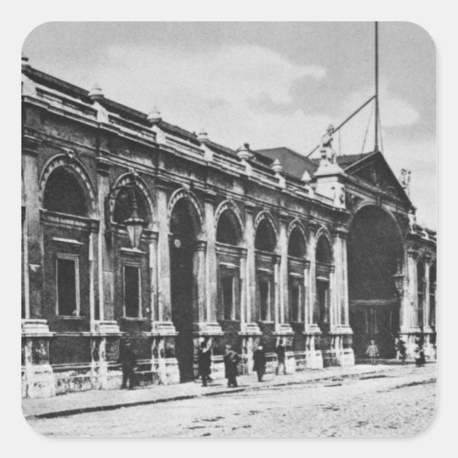 Adesivo Quadrado Smithfield Meat Market, c.1905 (Frente)