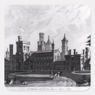 Adesivo Quadrado Smithsonian Institution do oeste sul