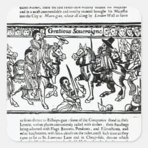 Adesivo Quadrado Soberano gracioso, c.1631