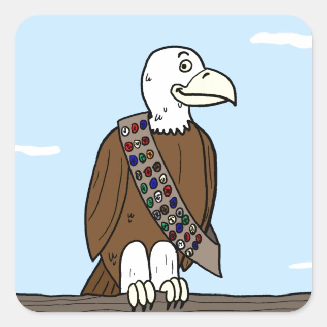 Adesivo Quadrado Soberaquietantes de Animais (Frente)