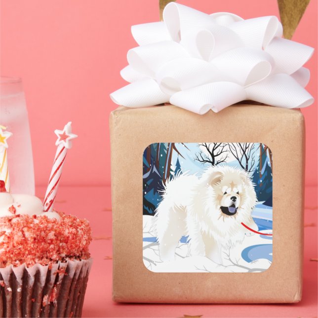 Adesivo Quadrado SOBRE O RIO VAVILHA Vestidos Vestidos 2 tamanhos (Festa)