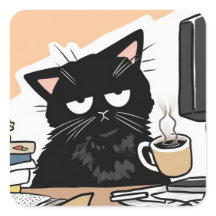 Sobretrabalhado e sobrecafeinado