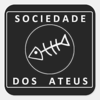 Adesivo Quadrado Sociedade Dos Ateus