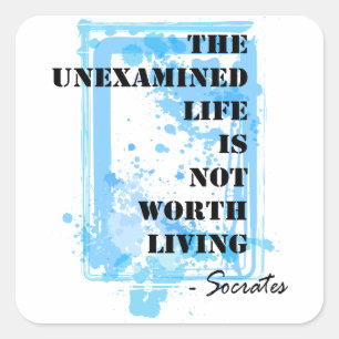 Adesivo Quadrado Sócrates