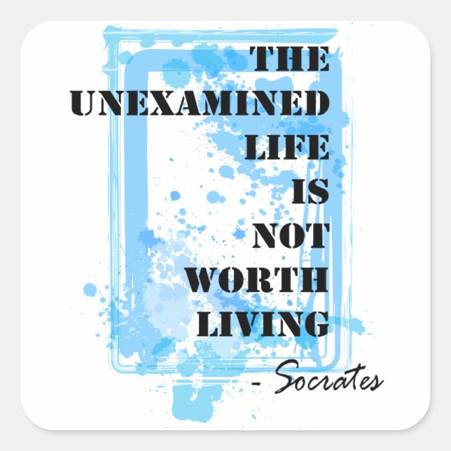 Adesivo Quadrado Sócrates (Frente)