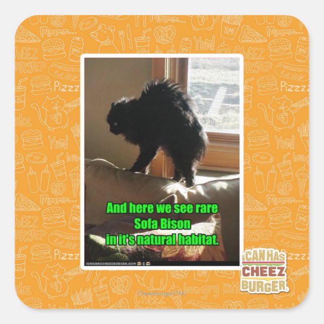 Adesivo Quadrado Sofa Bison (Frente)