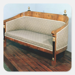 Adesivo Quadrado Sofá, estilo de Biedermeier, c.1820