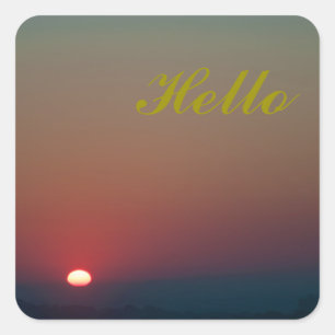 Adesivo Quadrado Sol Escuro