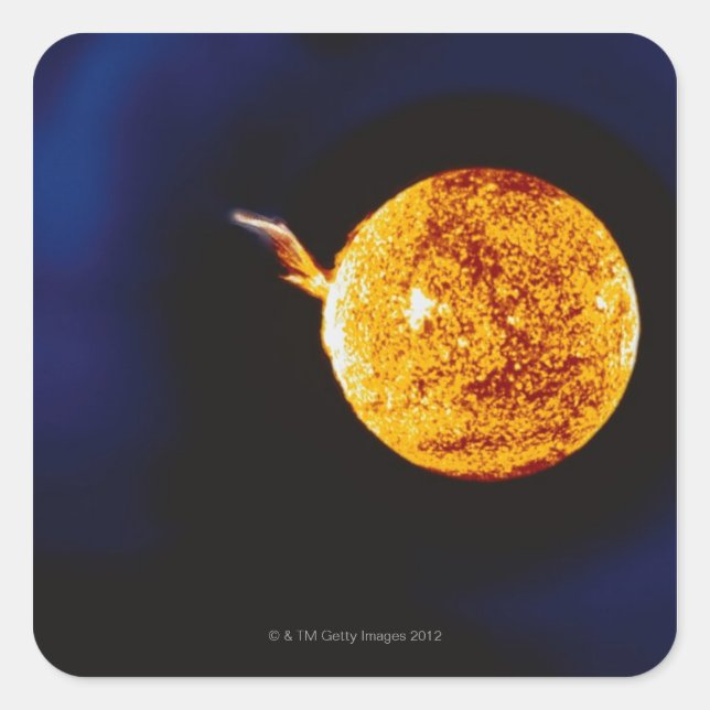 Adesivo Quadrado Solar Flare (Frente)