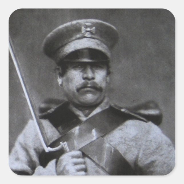 Adesivo Quadrado soldado russo (Frente)