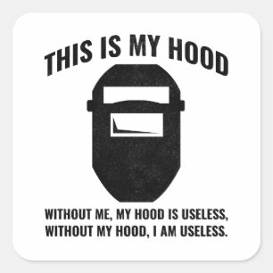 Adesivo Quadrado Soldador Soldadura de metal ferragem Engraçado